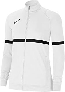 Nike Academy 21 Knit Track Jacket - Giacca sportiva da donna, Donna, Giacca da tuta, CV2677-100, bianco/nero/nero/nero, XL