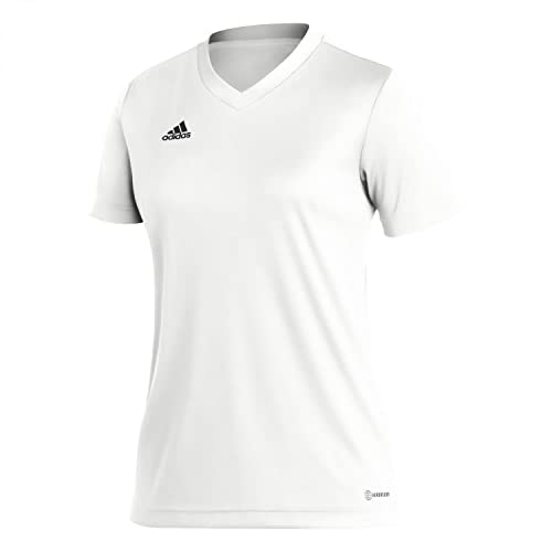 Adidas Entrada 22 Short Sleeve Jersey, T-shirt Donna, White, S