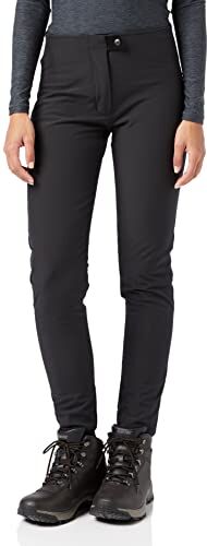 CMP Pantaloni Sci In Softshell Da Donna, Nero, XS