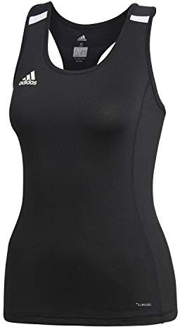 Adidas Team 19 Compression, Canotta Donna, Black/White, L