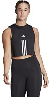 Adidas HR7847 W TR-ES COT TK T-Shirt Donna Black/White Taglia S