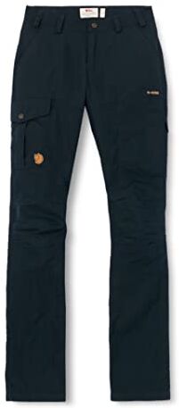 Fjallraven Karla PRO Trousers Curved W, Pantaloni Sportivi Donna, Dark Navy, 46