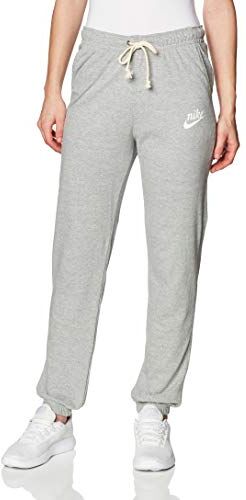 Nike W NSW Gym VNTG Pant Pantaloni Sportivi, Donna, Dk Grey Heather/(Sail), L