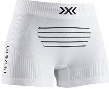 X-Bionic Invent Light Boxer Shorts Women Boxer Shorts, Donna, Arctic White/Dolomite Grey, XL