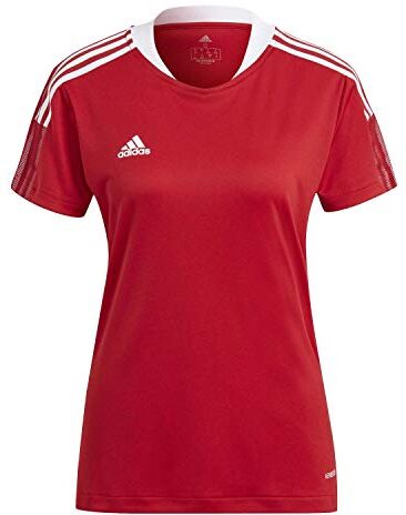 Adidas Donna Jersey (Short Sleeve) Tiro21 TR JSY W, Team Power Red, GM7584, XS