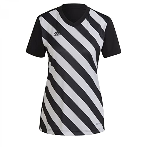 Adidas Donna Jersey (Short Sleeve) Ent22 GFX Jsyw, Black/White, HE2984, M