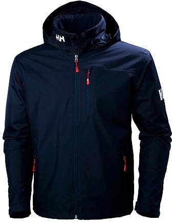 Helly Hansen Uomo Crew Hooded Midlayer Jacket, Blu, XS