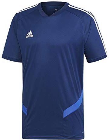 Adidas Tiro 19 Training, Maglia da Allenamento Uomo, Dark Bold Blue/White, S