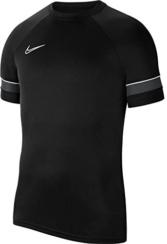 Nike Dri-FIT Academy 21, Maglia da Calcio Manica Corta Uomo, Nero (Nero/Bianco/Antracite/Bianco), 2XL