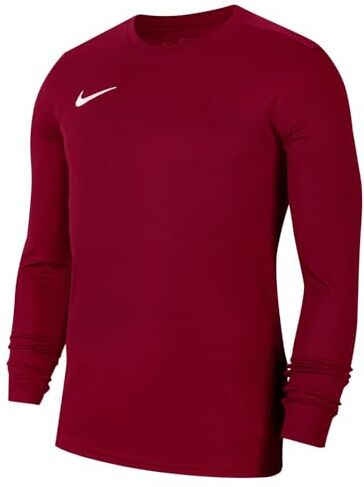 Nike M Nk Dry Park VII JSY LS, T-Shirt A Manica Lunga Uomo, Team Red/White, S