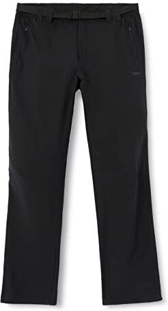 CMP - Pantaloni elasticizzati da uomo, Nero, 46