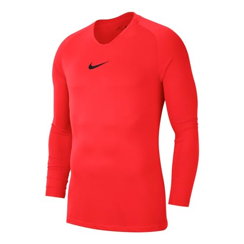 Nike Park, Maglia Manica Lunga, Cremisi Brillante/Nero, m