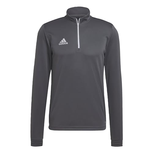 Adidas Entrada 22 Training Long Sleeve Sweatshirt, Maglia da Allenamento Maniche Lunghe Uomo, Team Grey Four, XL