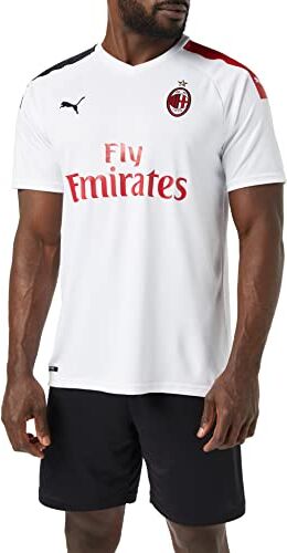 Puma AC Milan 1899 Away Shirt Repl. Top1 Player, Maglia Calcio Uomo, White/Tango Red, L