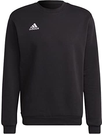 Adidas Entrada 22 Long Sleeve Sweatshirt, Felpa Uomo, Black, S