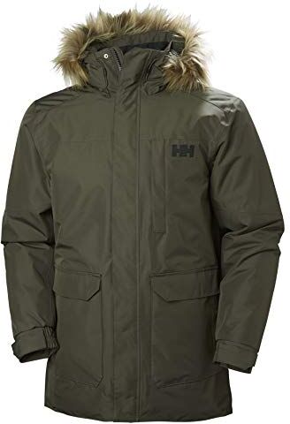 Helly Hansen Dubliner Parka, Giacca Termica a 3/4 con Cappuccio per Uomo, Abbigliamento Termico Adatto per l'Uso Quotidiano, Termoisolante, Impermeabile e Traspirante