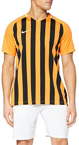 Nike Maglietta da Uomo Striped Division III SS, Uomo, Maglietta, 894081-739, università Oro/Nero/Bianco., XXL