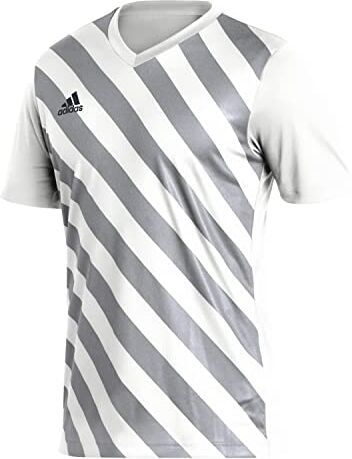 Adidas Ent22 GFX JSY Maglia a Maniche Corte, Bianco/Tmlggr, M Uomo