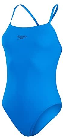 Speedo Donna Eco Endurance+ Thinstrap 1 Piece Costume intero, Blu, 32