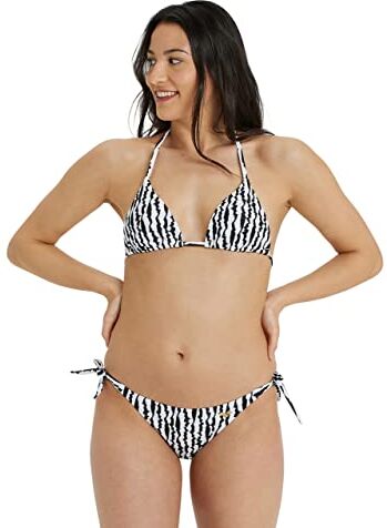 Arena Allover Bikini Donna a Triangolo, Costume da Bagno con Tessuto Stretch ad Asciugatura Rapida, Costume da Donna con Coppe Removibili, Top e Slip con Laccetti