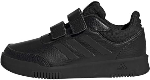 Adidas Tensaur Hook and Loop Shoes, Sneakers Unisex - Bambini e ragazzi, Core Black Core Black Grey Six, 34 EU