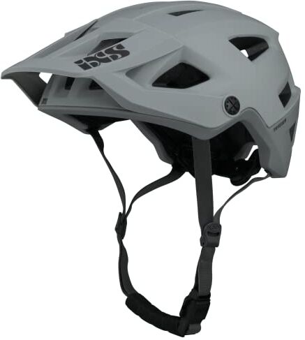 IXS Trigger AM - Casco per mountain bike, Multicolore(Grigio), SM (54-58cm)