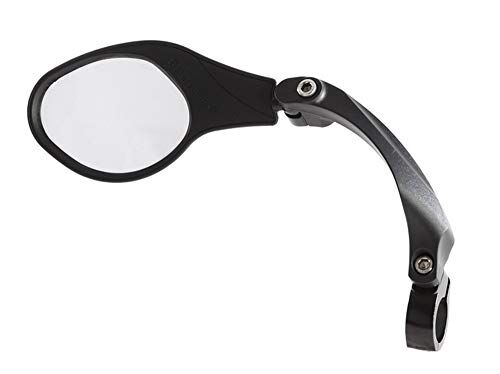 Mirage - Specchietto retrovisore per bici elettrica e bicicletta, unisex, regolabile, nero, S