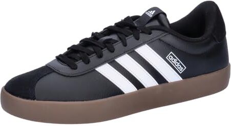 Adidas Vl Court, Sneaker Uomo, Core Black Cloud White Gum, 40 2/3 EU