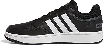 Adidas Hoops 3.0 Low Classic Vintage Shoes, SHOES - LOW (NON FOOTBALL) Uomo, core black/ftwr white/grey six, 48 EU