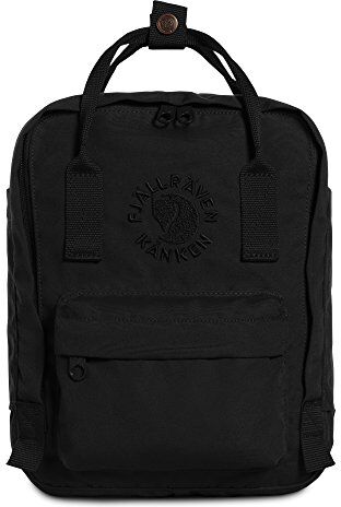 Fjällräven Re-Kånken Mini, Zaino Unisex-Adulto, Nero (Black), 29 x 20 x 13 cm