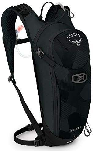 Osprey Siskin 8, Zaino Multisport per Uomo, Obsidian Black, O/S