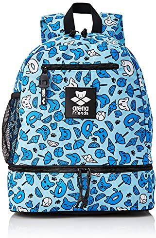 Arena Team Backpack Friends, Zaino Unisex Bambino, Blu, Taglia Unica