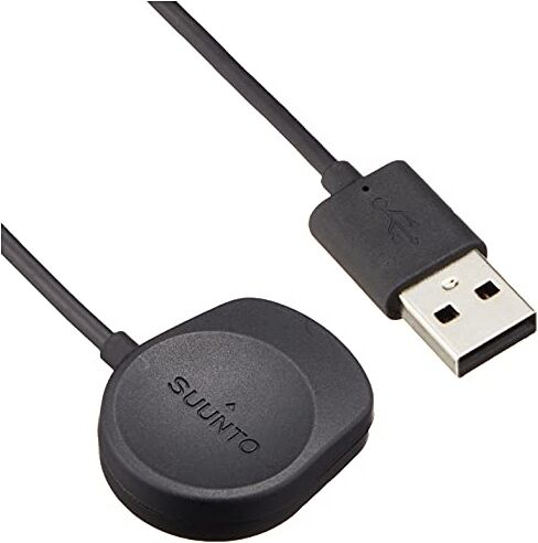 Suunto Cavo di Alimentazione USB Unisex-Adult, Black, One Size