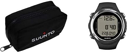 Suunto Dive Borsa Porta Accessori + Dive D4i, Orologio Sportivo Unisex-Adult, Black, One Size