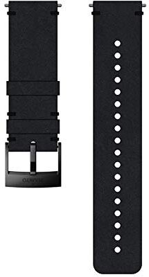 Suunto Urban 2, Cinturino di Ricambio Originale Unisex Adulto, Nero, Lunghezza 22.7 cm, Larghezza 24 mm