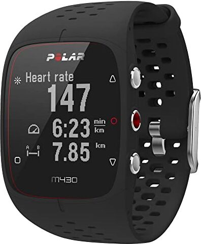 Polar M430 - Esclusiva Amazon - Orologio sportivo GPS per la corsa - Tracker cardiofrequenzimetro da polso, monitoraggio dell'attività e del sonno 24/7, avvisi con vibrazione taglia M