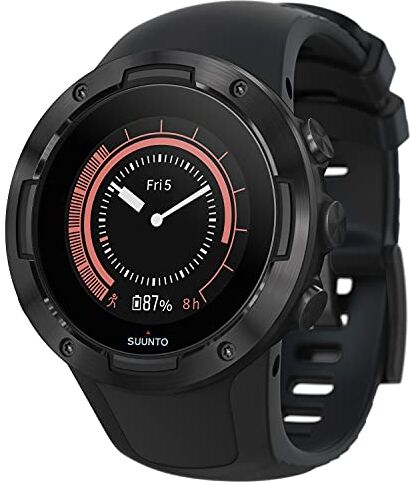 Suunto 5, 5 Orologio Sportivo Leggero e Compatto con GPS, Resoconto attività e Recupero Ore su 24, 7 Giorni su 7, Cardiofrequenzimetro da Polso Unisex Adulto, all Black, Taglia Unica