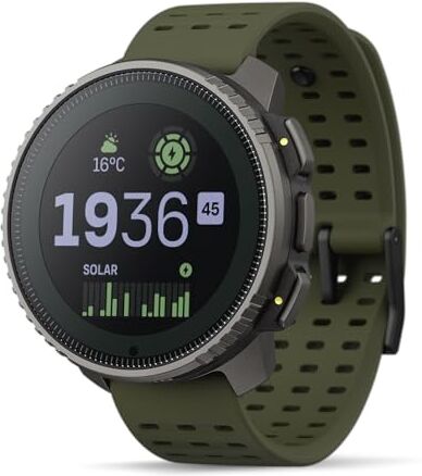 Suunto Vertical Orologio Sportivo Digitale Uomo, Smartwatch Impermeabile GPS Activity Tracker Bi-Band, Monitoraggio Salute 24/7, 95+Sport, Cardiofrequenzimetro, Altimetro, Barometro, Ricarica Solare