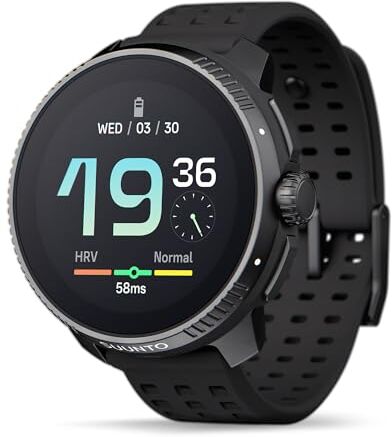 Suunto Race Orologio Sportivo Digitale per Uomo, Schermo AMOLED, GPS Activity Tracker, Smartwatch Impermeabile, Monitoraggio Salute Cardiofrequenzimetro Contapassi, Autonomia 26 Giorni