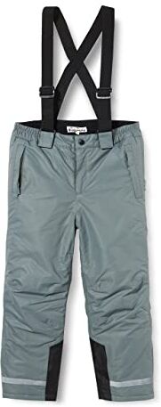 Playshoes Pantaloni da neve, Pantaloni da sci, pantaloni da snowboard Unisex - Bambini e ragazzi, Grigio, 140