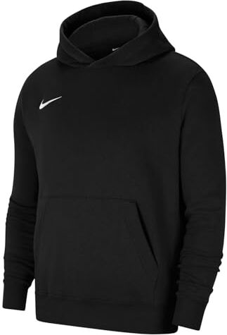 Nike Park 20 - Felpa Con Cappuccio, Unisex Bambini, Nero/Bianco, L (147-158 cm)