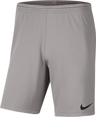 Nike Dri-fit Park 3, Pantaloncini Da Calcio Unisex Bambini E Ragazzi, Pewter Grigio Nero, 12-13 anni