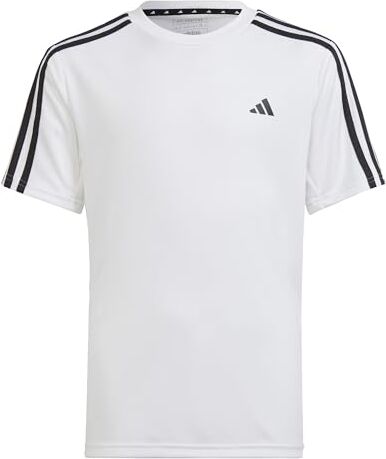 Adidas U TR-es 3s T Maglietta, Bianco/Nero, 15 Años Bambini e Ragazzi