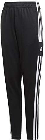 Adidas Squadra 21 Training Pants, Pantaloni da Allenamento Unisex-Bambini e Ragazzi, Black/White, 164