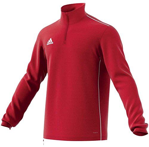 Adidas Core 18, Maglia da Allenamento Unisex Bambini, Power Red/White, 176