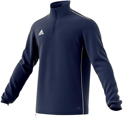 Adidas Core 18, Maglia da Allenamento Unisex Bambini, Dark Blue/White, 176