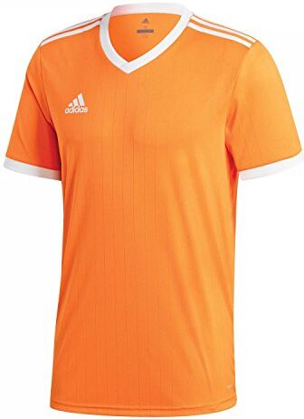 Adidas TABELA 18, Maglietta Bambino, Arancione (Orange/White), 116 (5/6 Years)