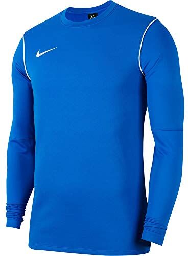 Nike Park20 Crew Top, Maglia Lunga Unisex-Bambini e Ragazzi, Royal Blue/White/White, L