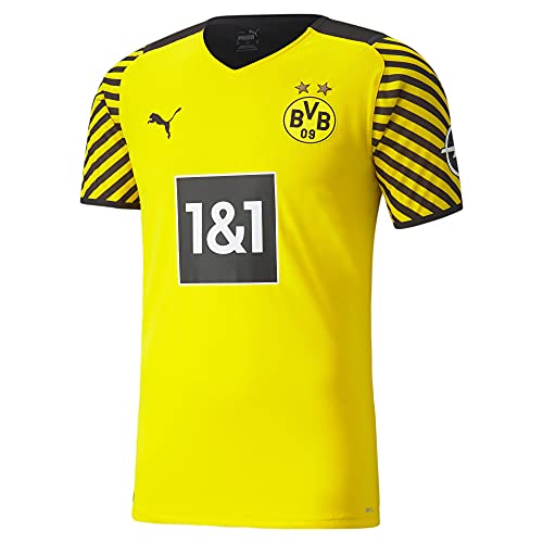 Puma Borussia Dortmund Stagione 2021/22 Trainning, Game-Kit Home, Uomo, Cyber Yellow Black, 3XL