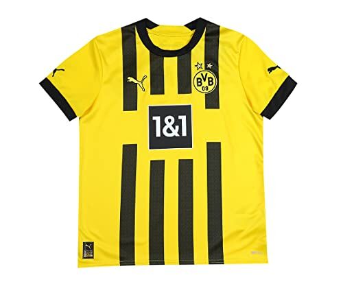 Puma 765891 Season 2022/23 Official Home T-Shirt Bambino Cyber Yellow 128
